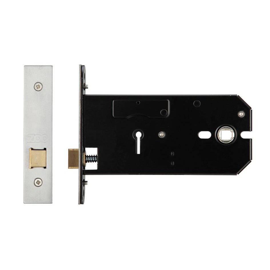 Horizontal Mortice Latch – Satin Stainless Steel