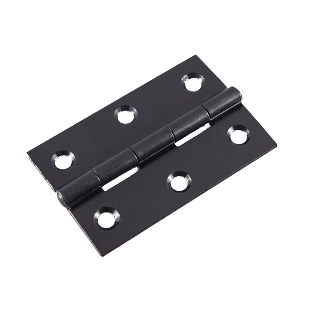 Carlisle Brass Fixed Pin Hinge 75mm x 50mm - Matt Black