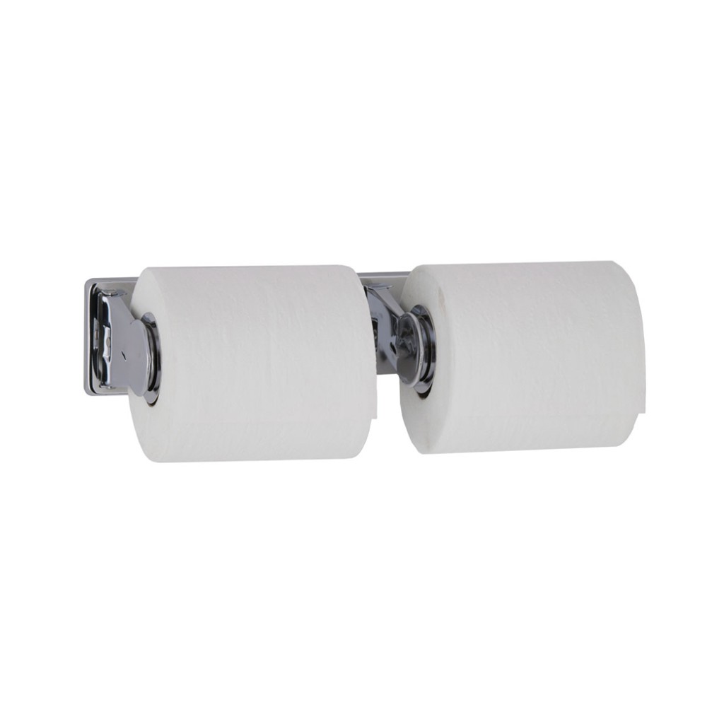 Bobrick B-265 ClassicSeries® Surface-Mounted Vandal-Resistant Toilet Tissue Dispenser for Two Rolls