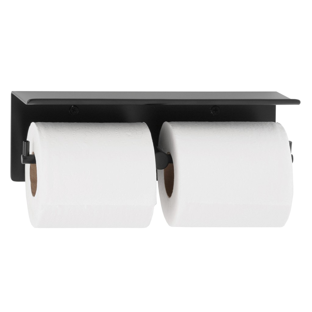 Bobrick B-540 Surface-Mounted Toilet Tissue Dispenser & Utility Shelf