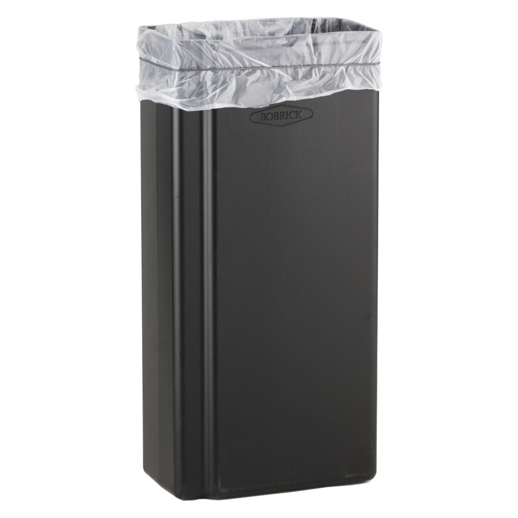 Bobrick B-9279 Fino Collection Surface-Mounted Waste Receptacle – 23L Capacity