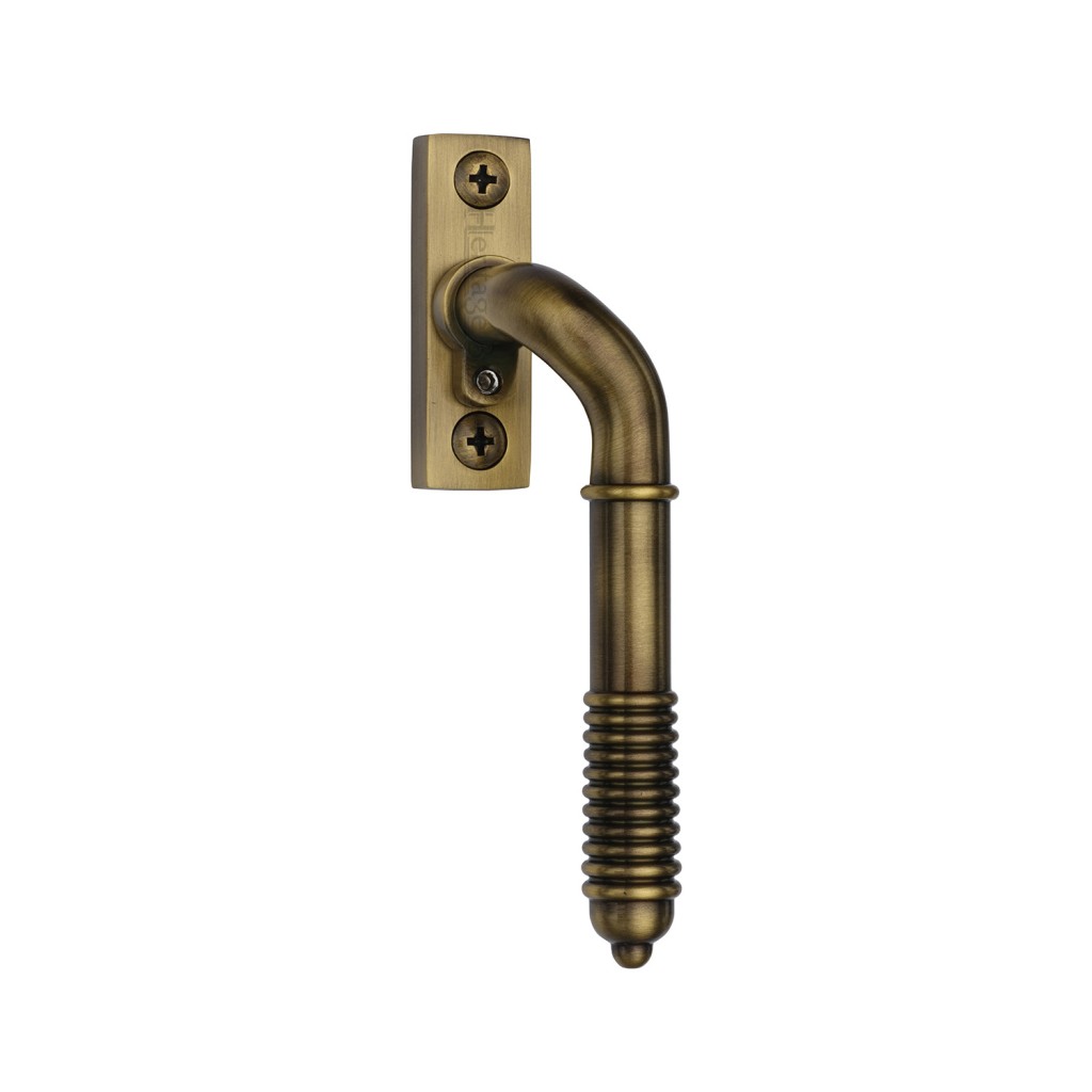 M Marcus Heritage Brass Lockable Espagnolette Right Handed Reeded Design
