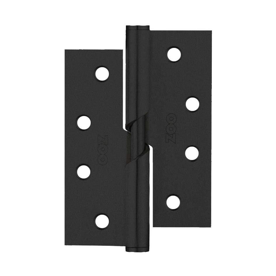 Rising Butt Hinges 102mm x 76mm x 2.5mm – Matt Black