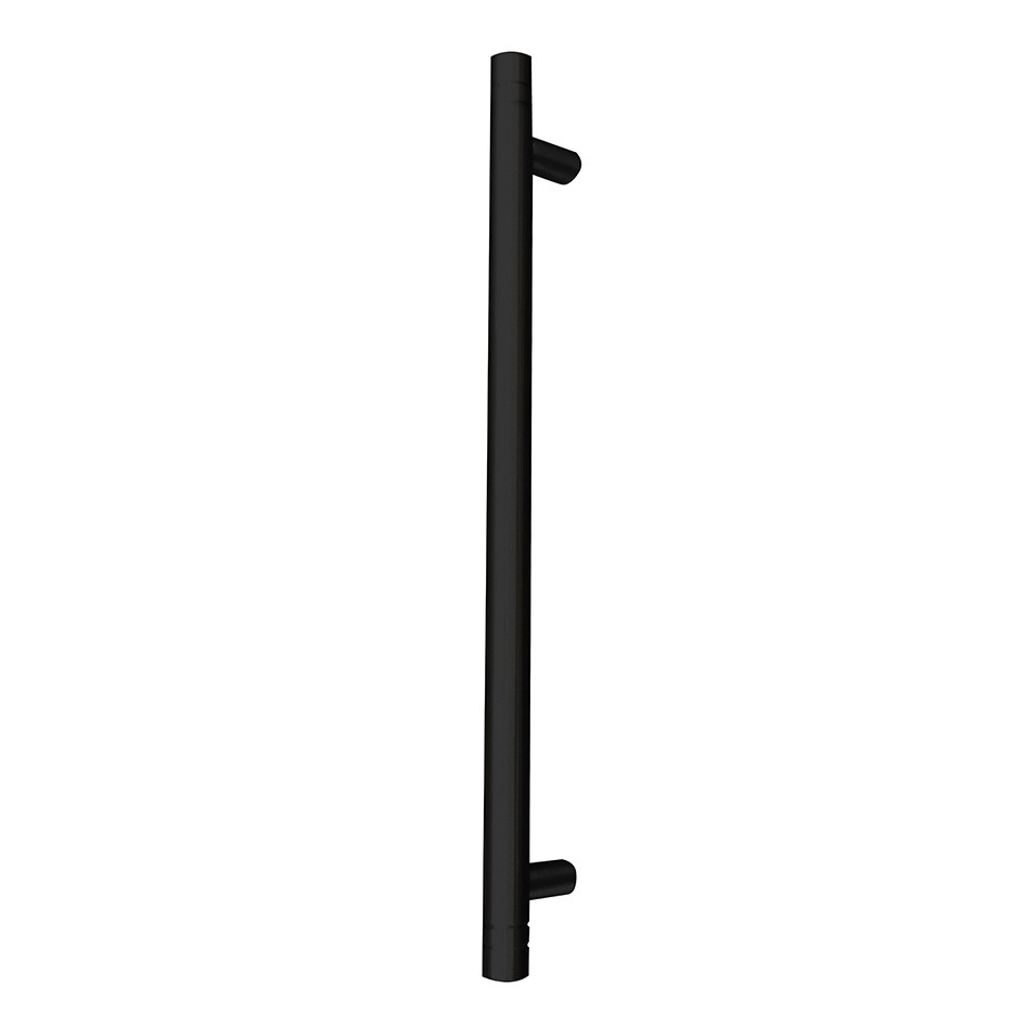 ‘T-bar’ Grooved Wardrobe & Cabinet Handles Complete with Bolt Through Fixings – Antimicrobial Eco-Friendly Matt Black
