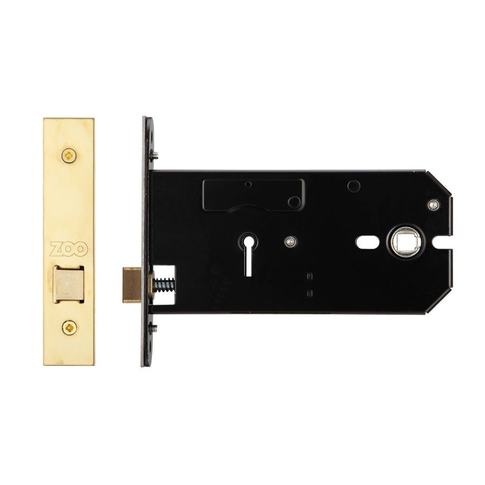 Horizontal Mortice Latch – Anti–tarnish Brass