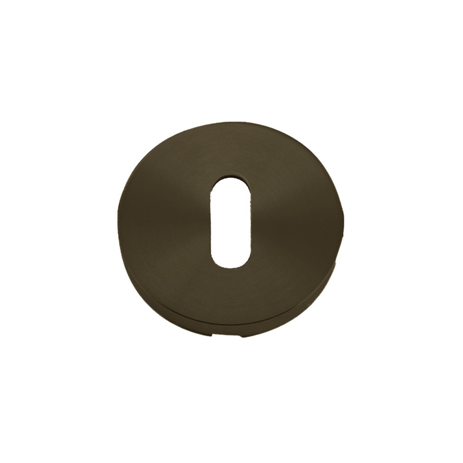 Standard Profile Concealed Fixing Escutcheons – Push on Rose – 52mm Ø – Adonic Matt Bronze