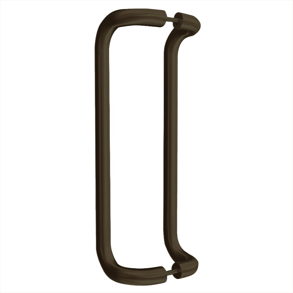 Cranked Entrance Pull Handles – Adonic Matt Bronze