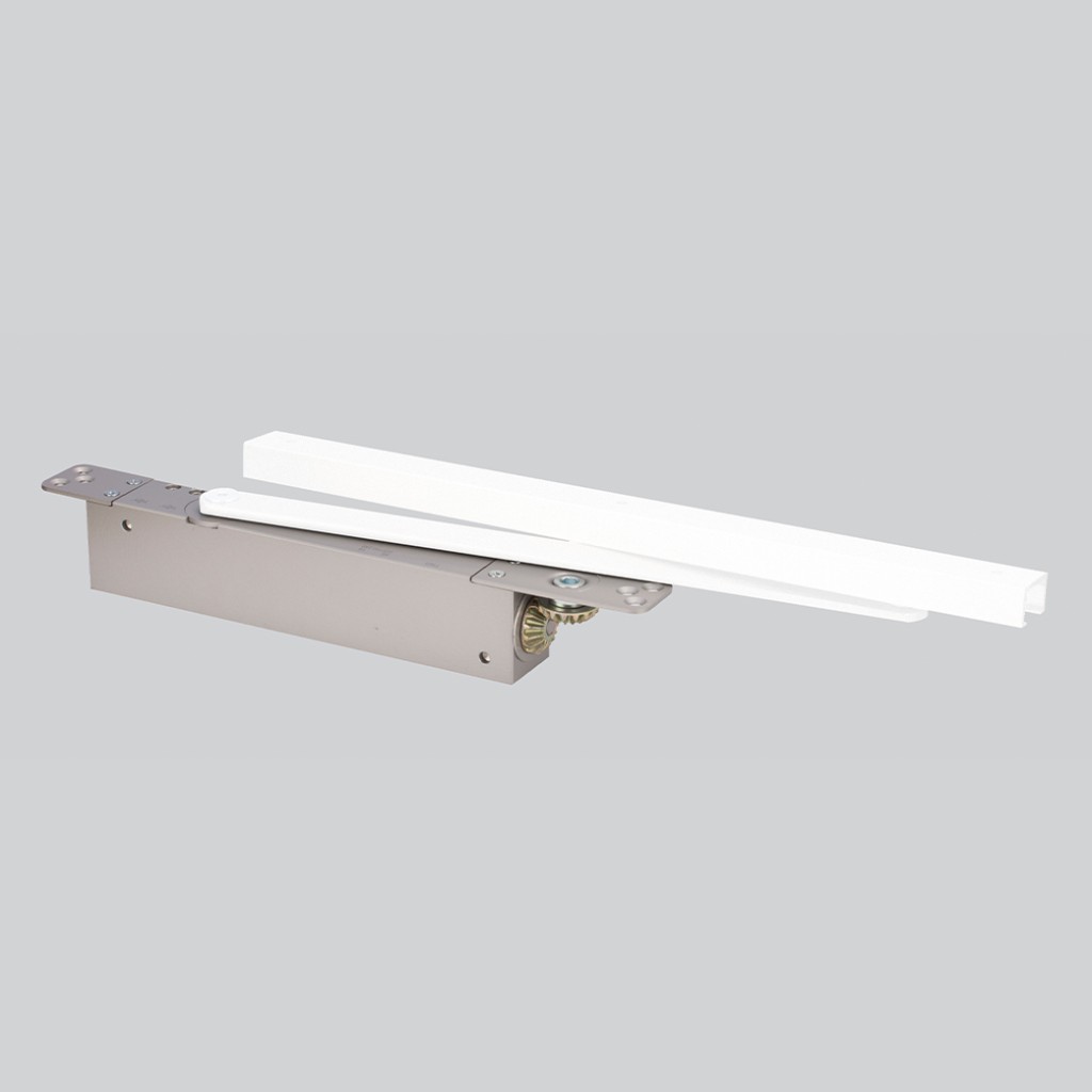 Heavy Duty Adjustable Power Concealed Cam Action Door Closer - Matt White