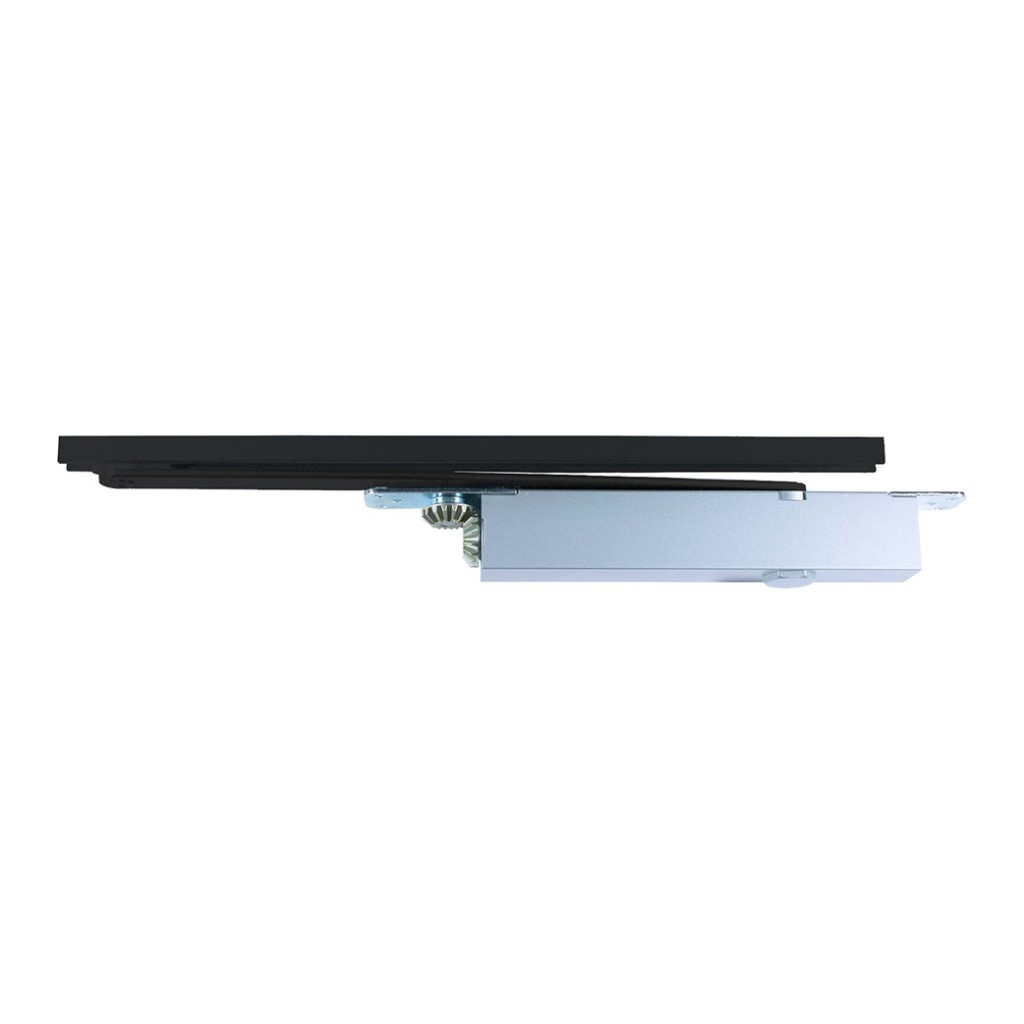 Medium Duty Adjustable Power Concealed Cam Action Door Closer - Matt Black