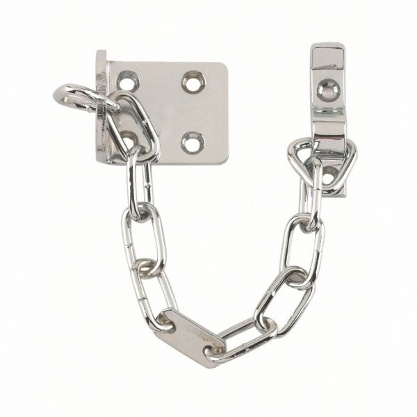 Chubb WS6 Security Door Chain - Polished Chrome Plate