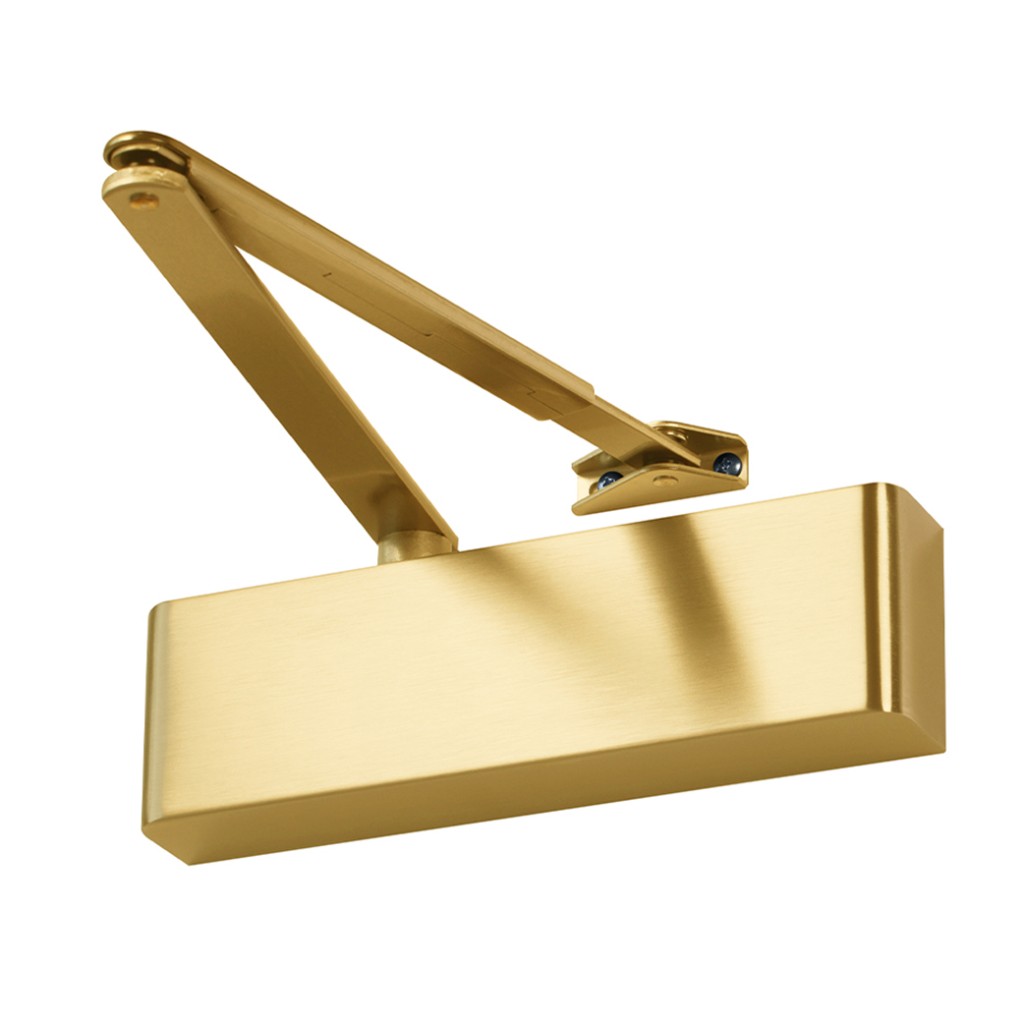 Ultra Heavy Duty Adjustable Power Hydraulic Door Closer for doors up to 120kg – Anti-tarnish Brass