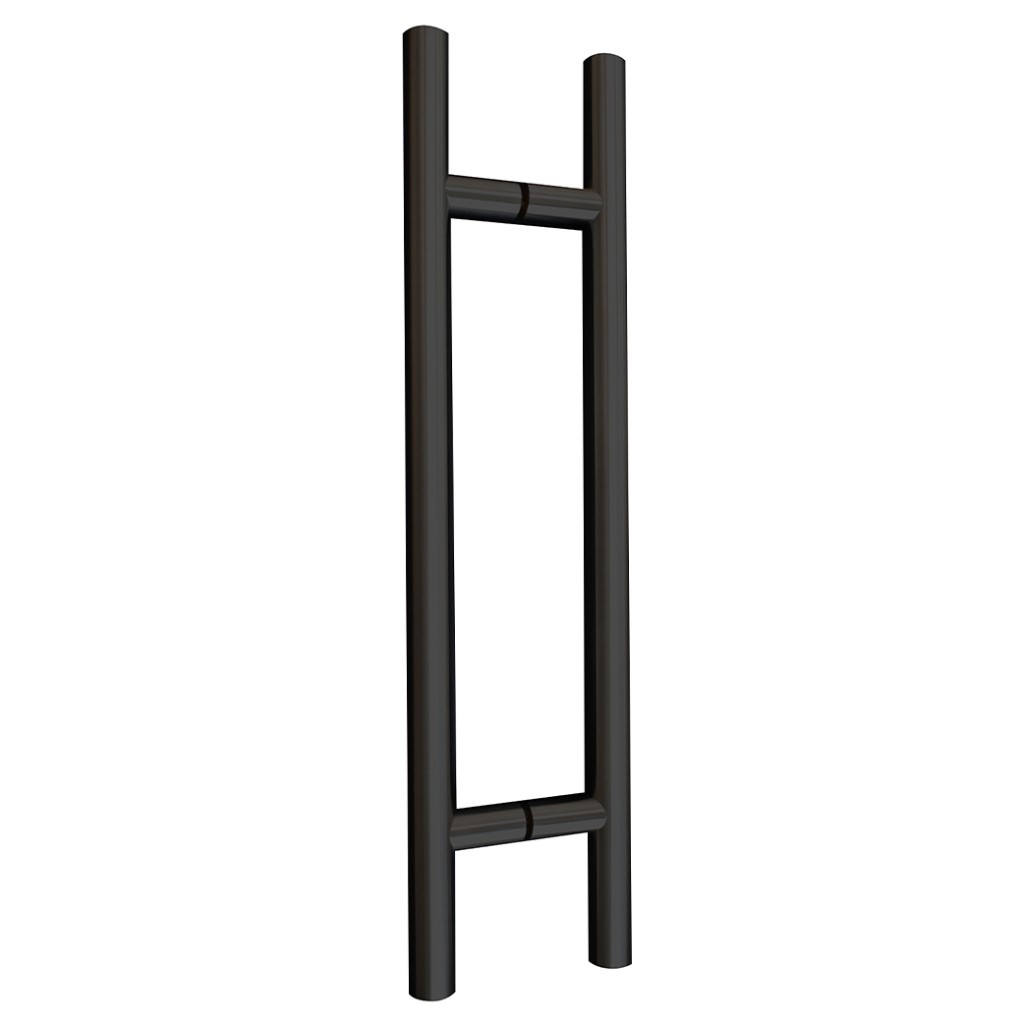 Guardsman Back to Back Fixing Pull Handles 1000mm overall – Antimicrobial Eco-Friendly Matt Black