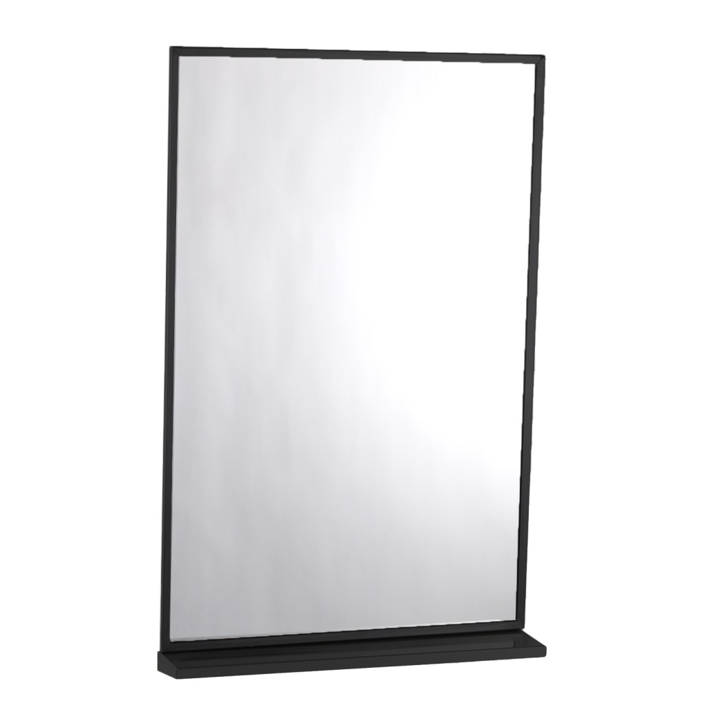 Bobrick B-166 Series Channel-Frame Mirror/Shelf Combination