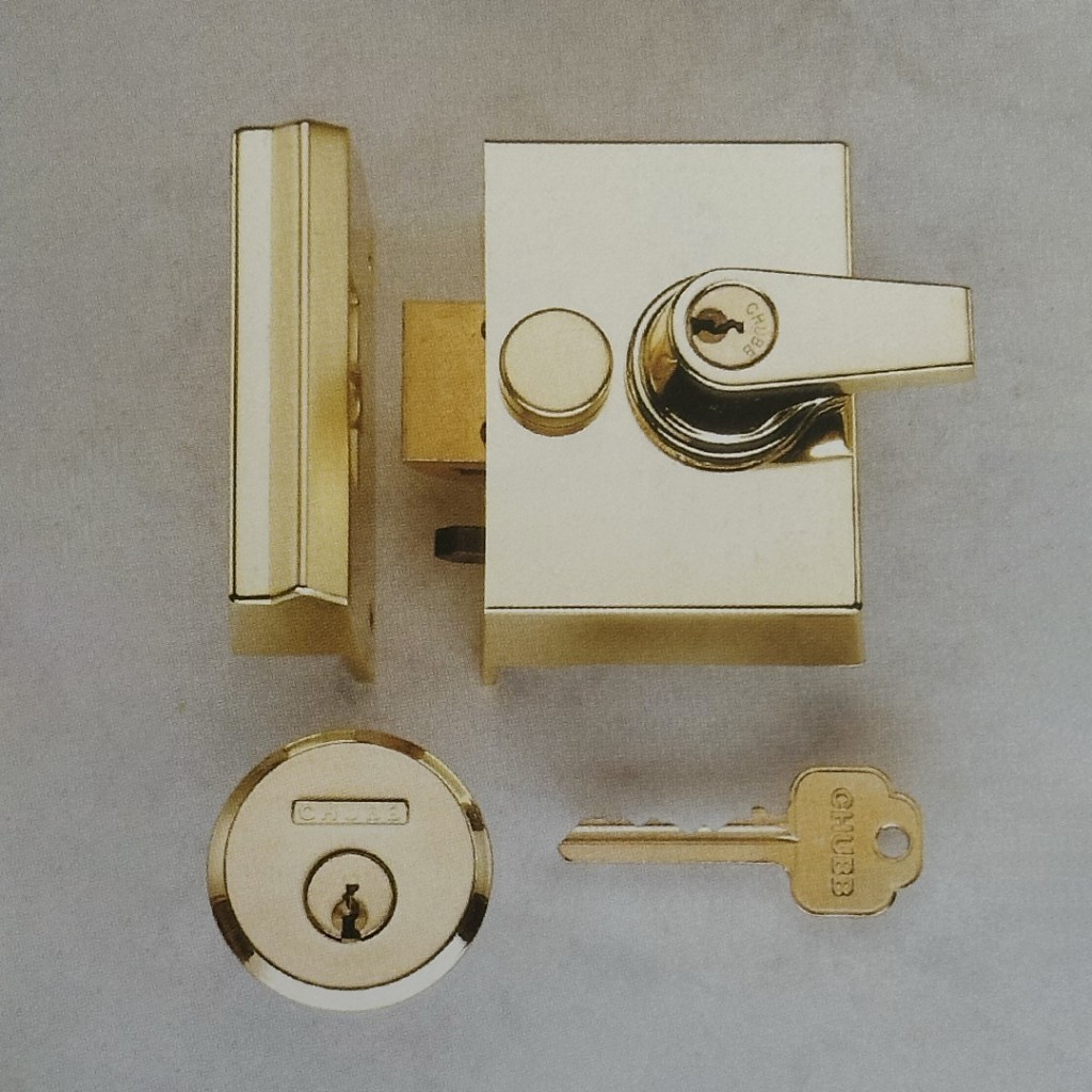 Chubb 4L73 High Security Narrow Stile Surface Fitted Lock