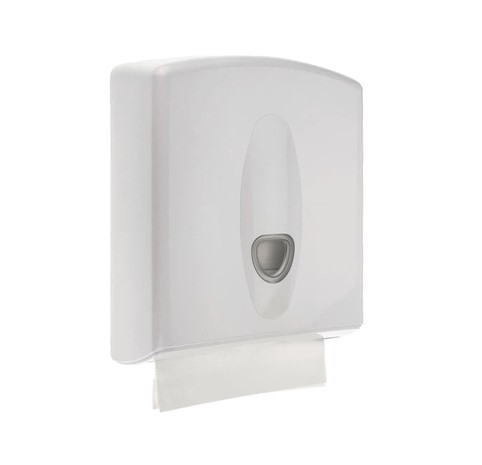 Dolphin BC528W Excel Paper Towel Dispenser - White Plastic