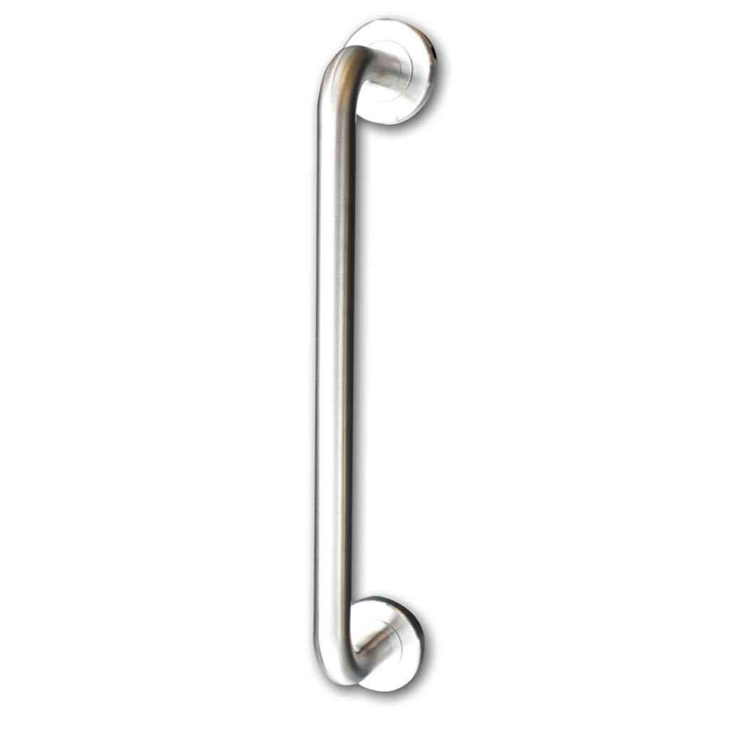 Tubular “D” Pull Handles – Face Fixing – Self-Sanitising Antimicrobial Satin Stainless Steel
