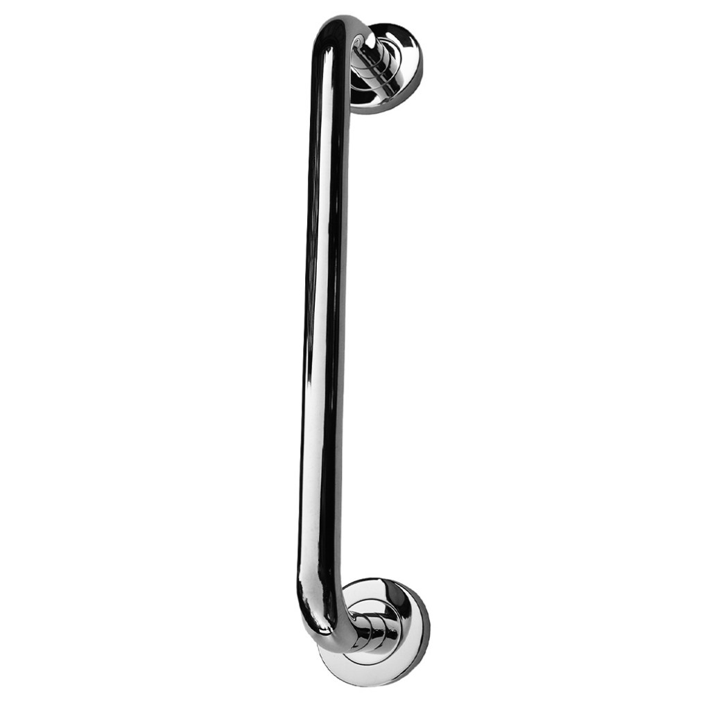 Tubular “D” Pull Handle – Face Fixing –  Polished Stainless Steel