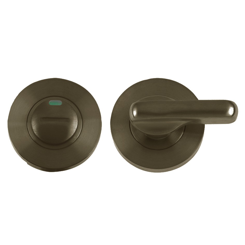 Disabled Bathroom Turn & Release – Push on Rose – 52mm Ø – Adonic Matt Bronze