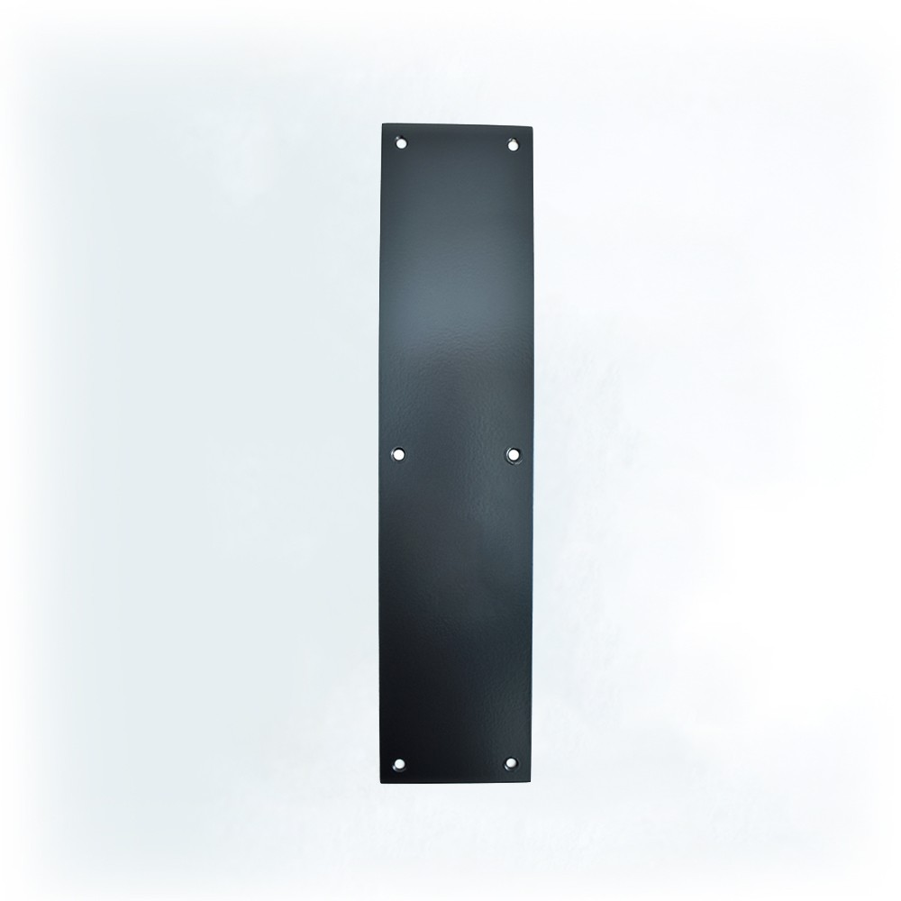 Finger Plate – Matt Black Powder Coated