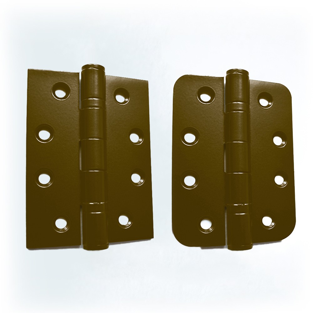 Ball Bearing Hinges 102mm x 76mm x 3mm Adonic Matt Bronze 2k Sprayed
