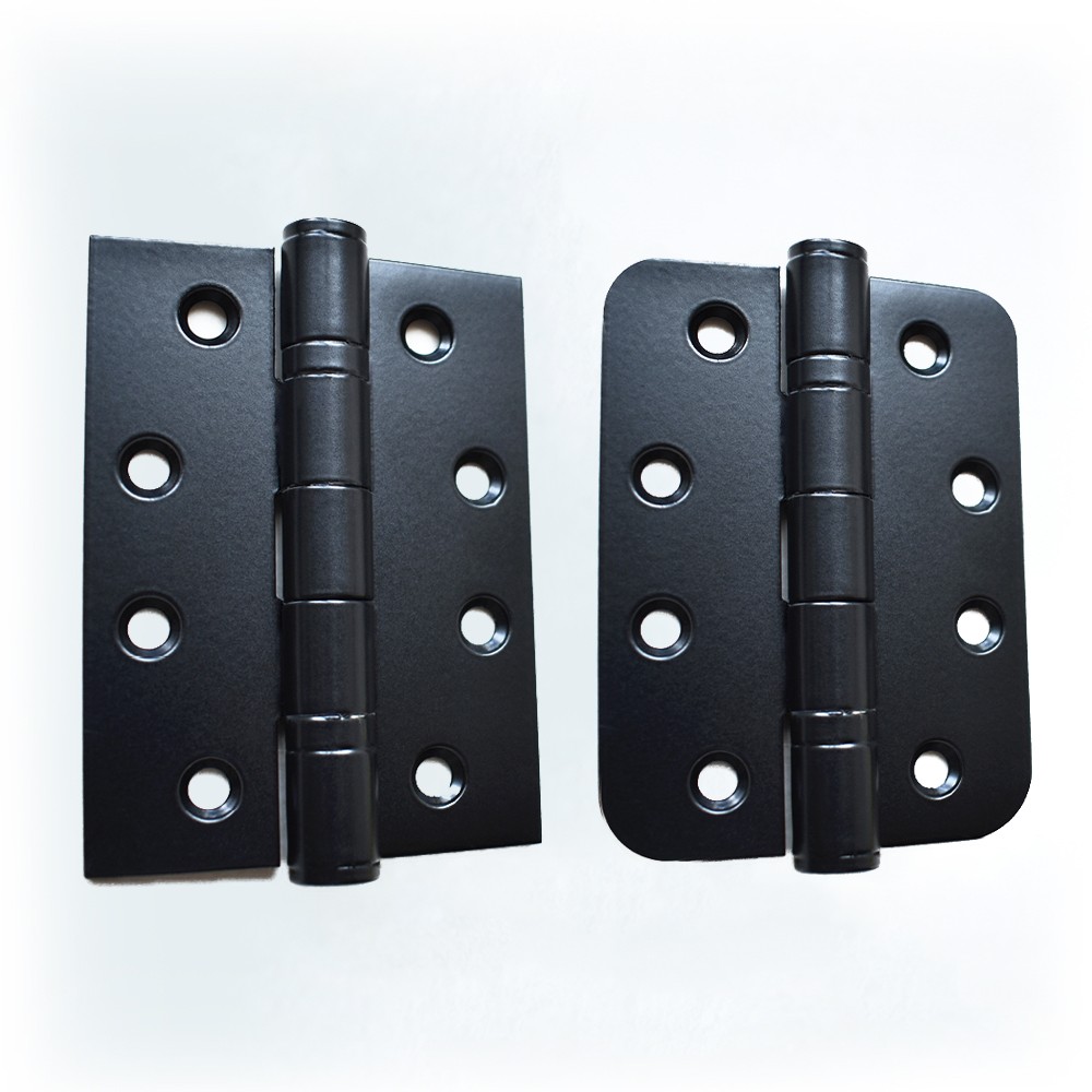 Ball Bearing Hinges 102mm x 76mm x 3mm – Matt Black 2k Sprayed