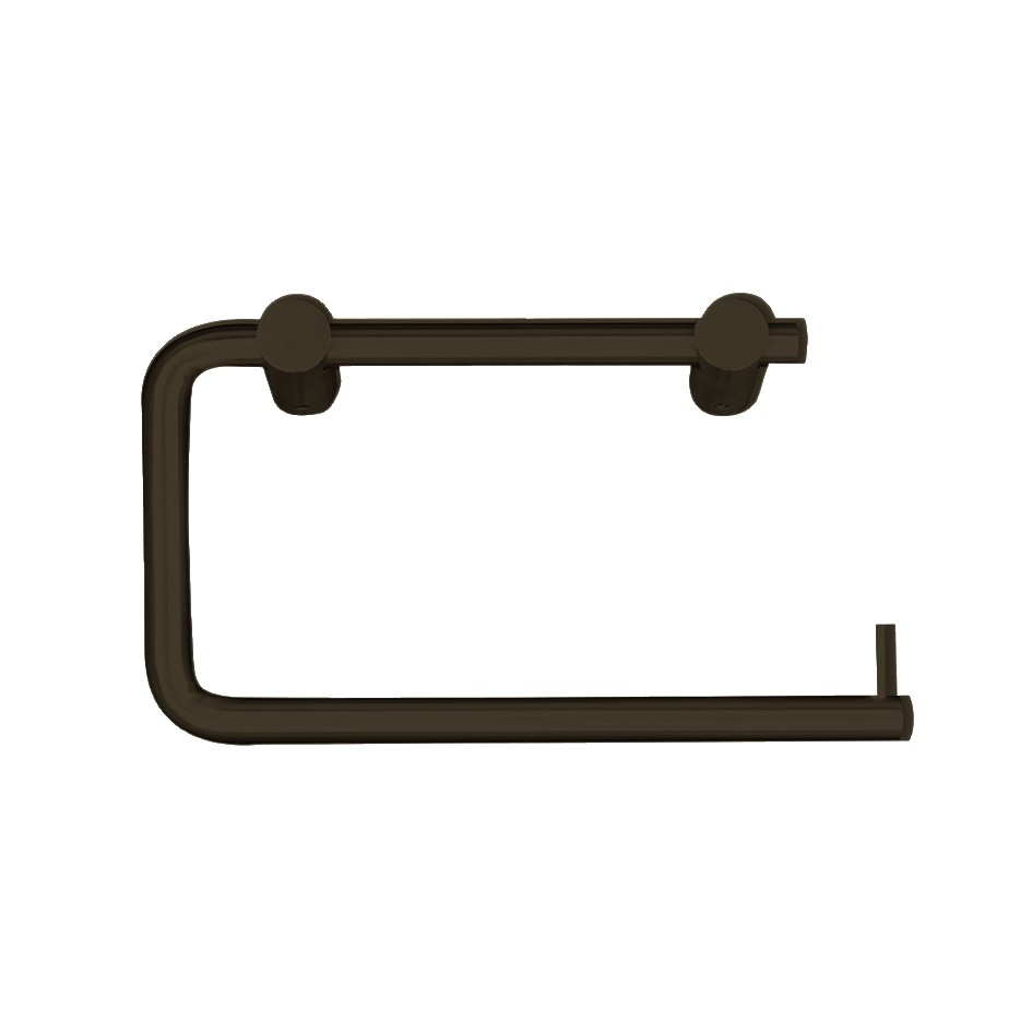 Round Bar Toilet Roll Holder – Adonic Matt Bronze