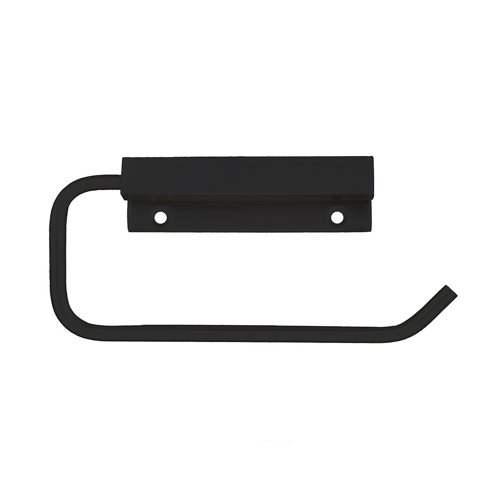Square Section Toilet Roll Holder  – Antimicrobial Eco-Friendly Matt Black