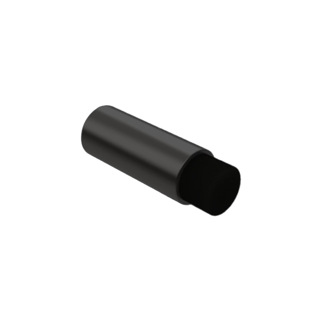Secret Face Fixing 75mm Projection Door Stop – Antimicrobial Eco-Friendly Matt Black