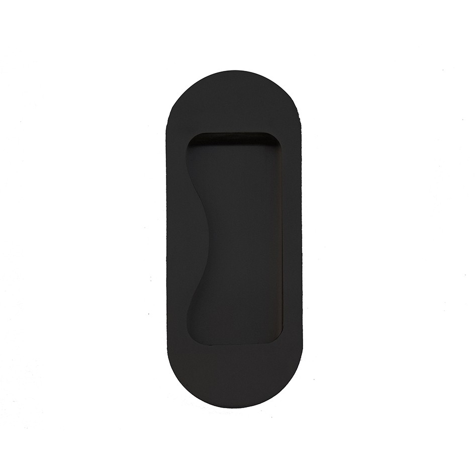 Heavy Duty Flush Pull Handles for Sliding and Folding Doors – 150 x 60mm – Antimicrobial Eco-Friendly Matt Black