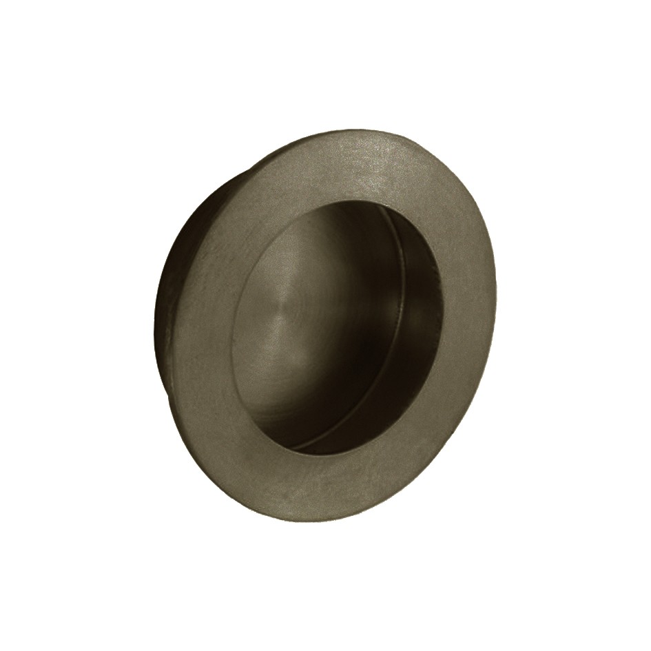Circular Flush Handle 78mm Ø – Adonic Matt Bronze