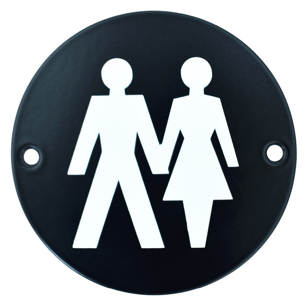 “Unisex” Symbol – Antimicrobial Eco-Friendly Matt Black