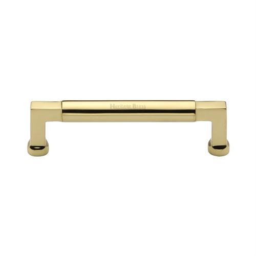 M Marcus Heritage Brass Bauhaus Design Cabinet Handle 128mm Centre to Centre