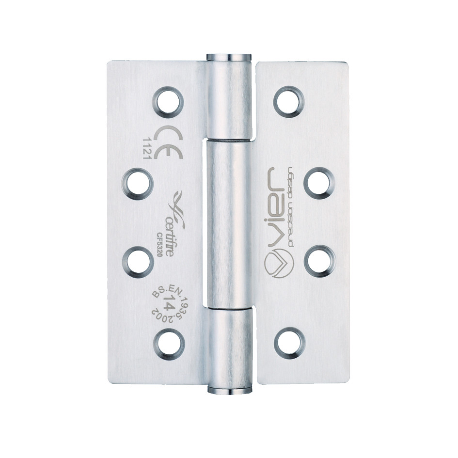 Antimicrobial Extremely Heavy Duty Grade 14 Concealed Knuckle Hinges, 102 x 76 x 3mm – Square corners