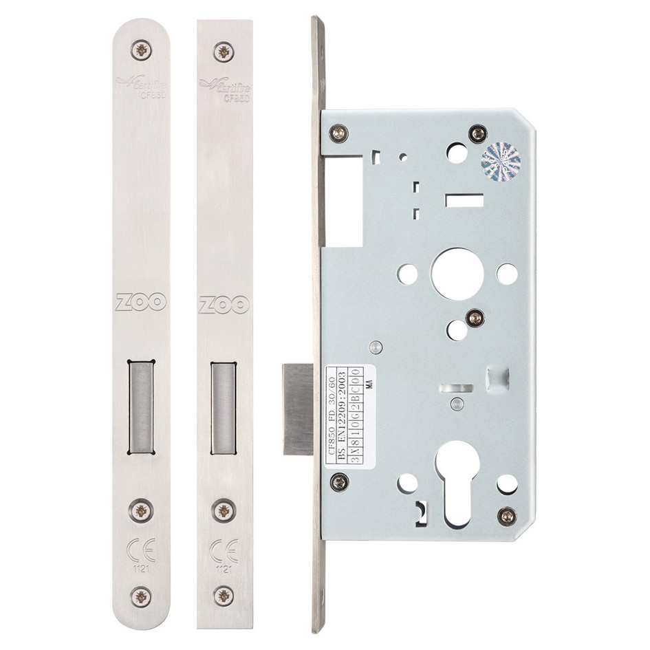 Heavy Duty Architectural DIN Euro Deadlock Case (DDA) – Antimicrobial Satin Stainless Steel