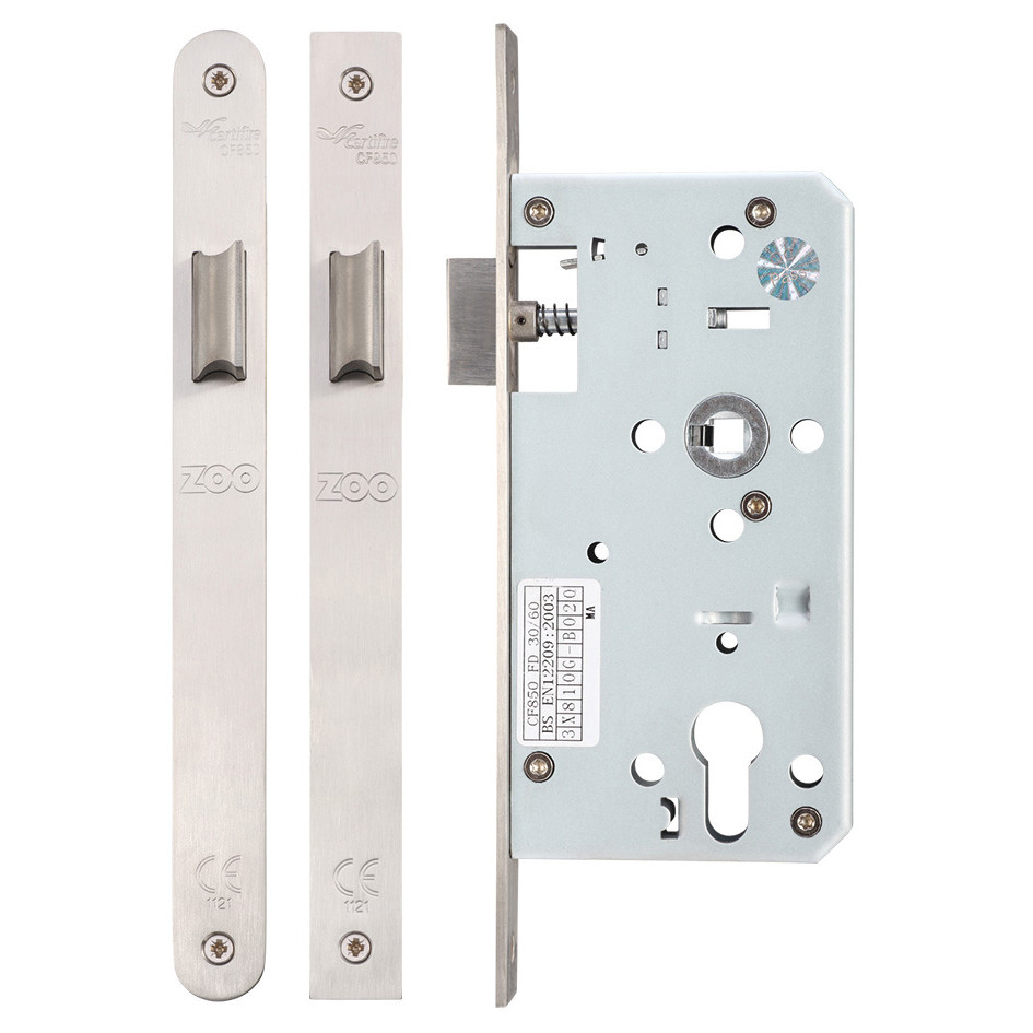 Heavy Duty Architectural DIN Latch Case (DDA) – Antimicrobial Satin Stainless Steel