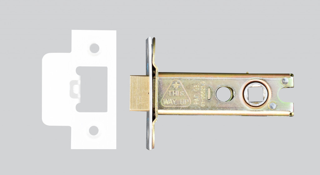 Heavy Duty Architectural Tubular Latch – Standard – Antimicrobial Eco-Friendly Matt White