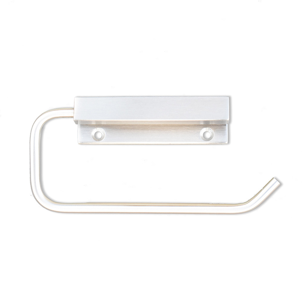 Square Section Toilet Roll Holder – Antimicrobial Satin Stainless Steel