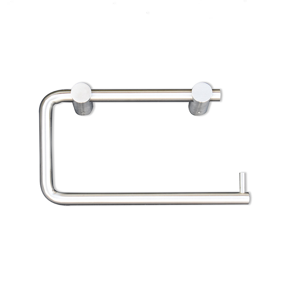 Antimicrobial Eco-Friendly Stainless Steel Round Bar Toilet Roll Holder