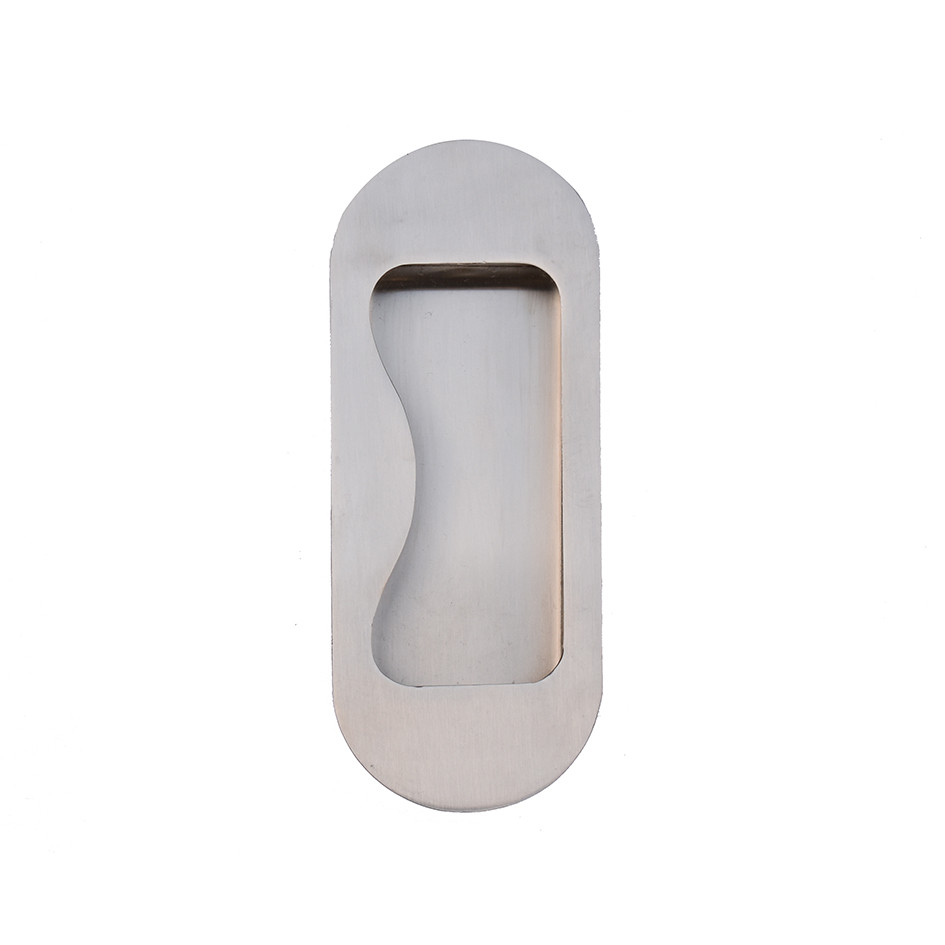 Heavy Duty Flush Pull Handles for Sliding and Folding Doors – 150 x 60mm – Antimicrobial Satin Stainless Steel