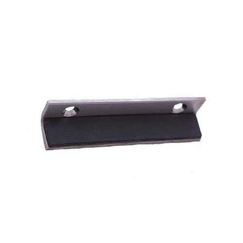 Heavy Duty Rubber Buffered Door Stop for Glass or Timber Doors – Antimicrobial Satin Stainless Steel
