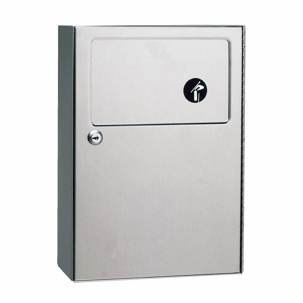 Bobrick B-254 ClassicSeries® Surface-Mounted Sanitary Napkin Disposal