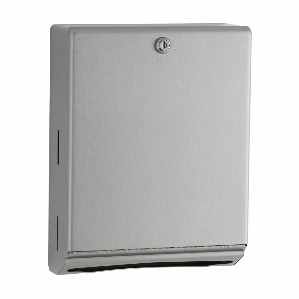 ClassicSeries® Surface-Mounted Paper Towel Dispenser with Lock