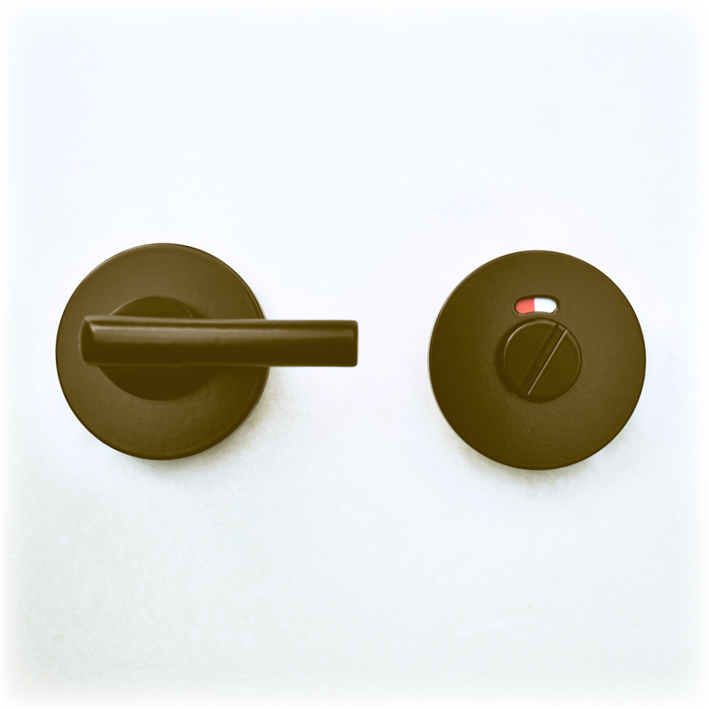 Slimline Bathroom Disabled Turn & Release – Adonic Matt Bronze Powder Coated - 52mm Ø