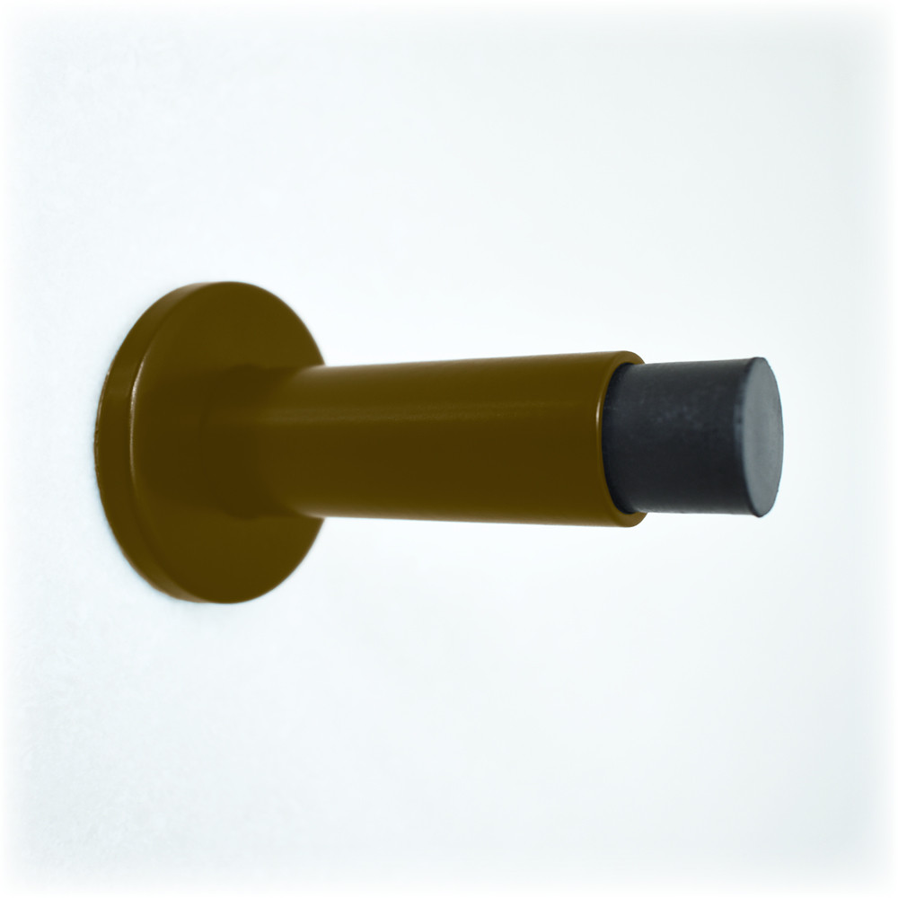 Concealed Face Fixing 76mm Projection Door Stop – Adonic Matt Bronze Powder Coated