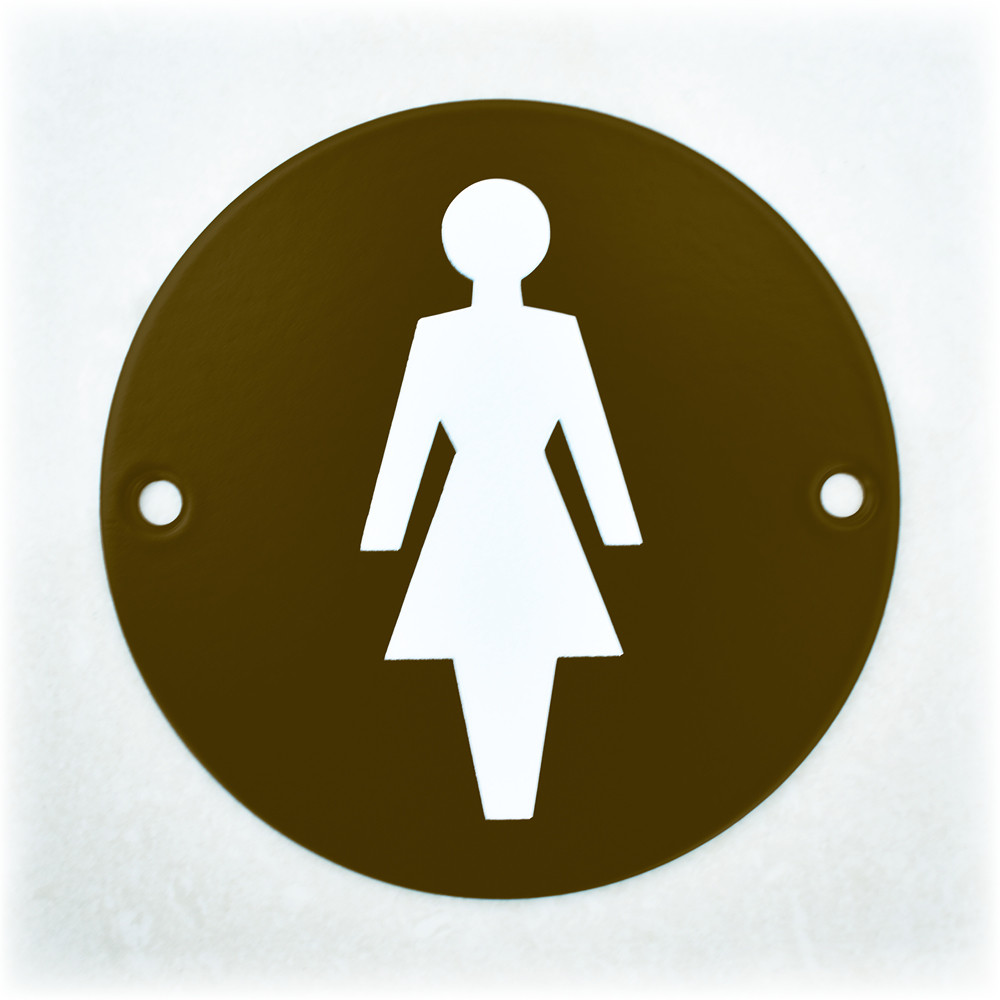 “Female” Symbol – Adonic Matt Bronze Powder Coated