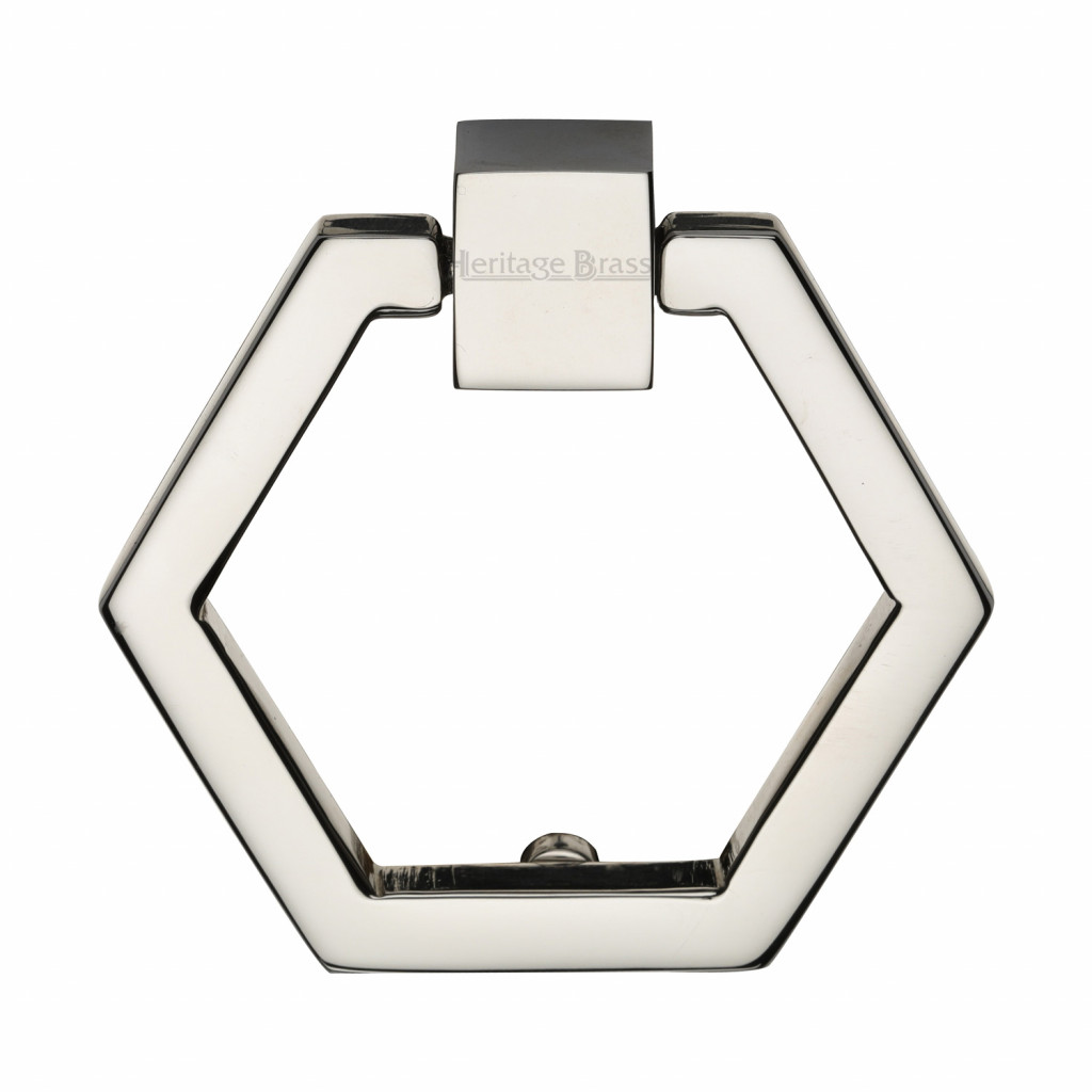 M Marcus Heritage Brass Hexagon Drop Down Cabinet Handle - 51 x 60mm