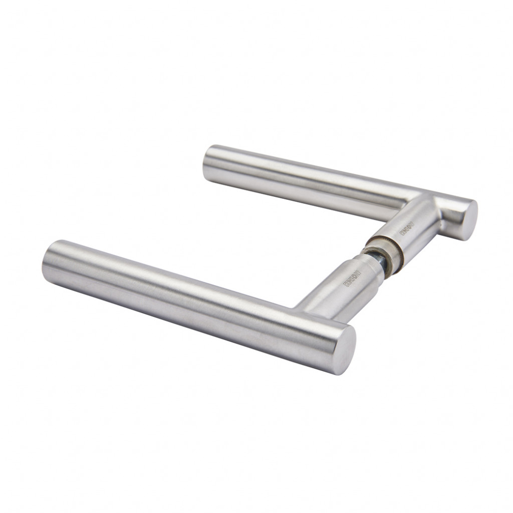 T-Bar Lever Handle Set to suit Patch Locks & Latches – 19mm ø 