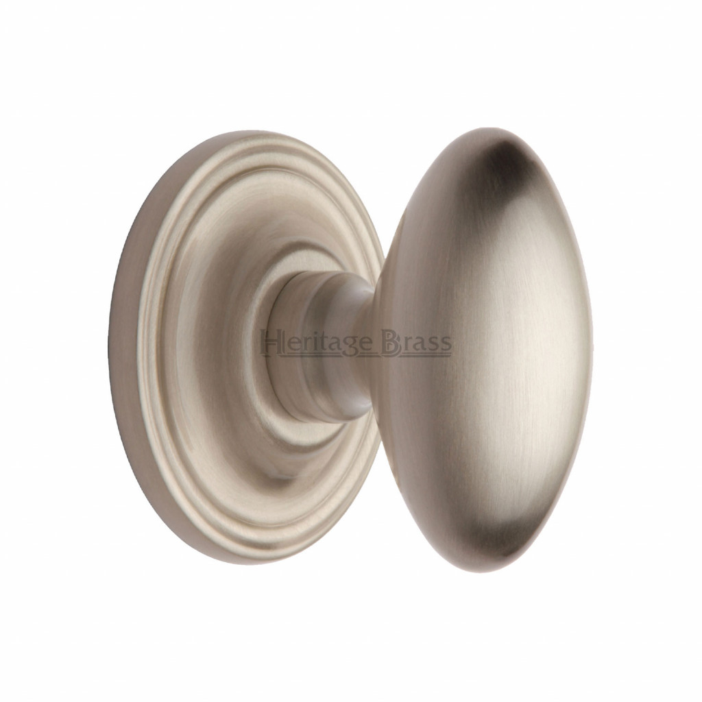 M Marcus Heritage Brass Chelsea Design Mortice Knob on Rose