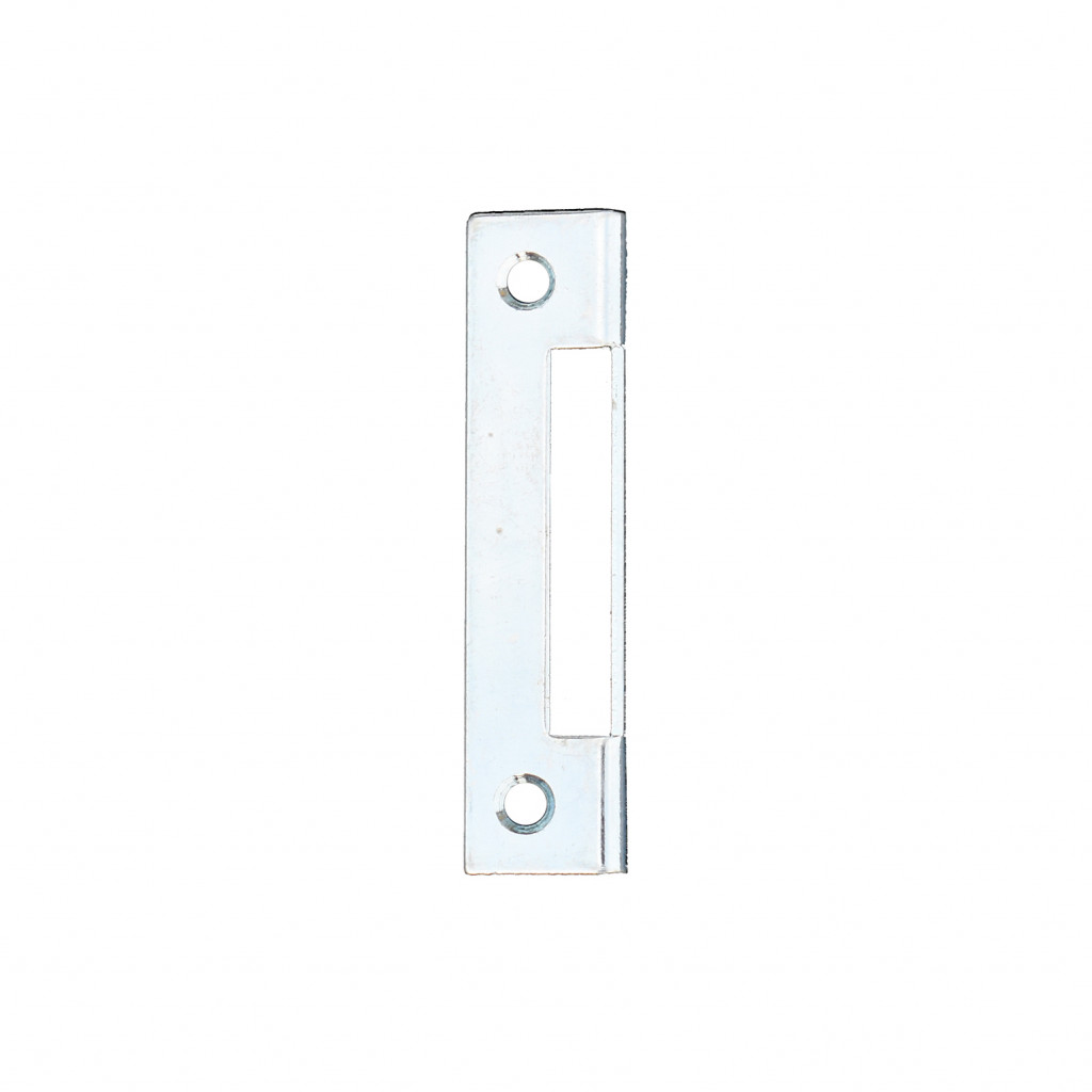 Angled Strike Plate – Bright Nickel Plate