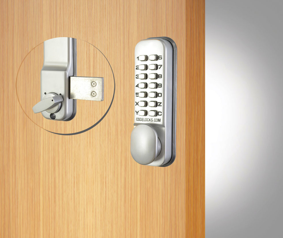 Surface Mounted Mechanical Push Button Lock
